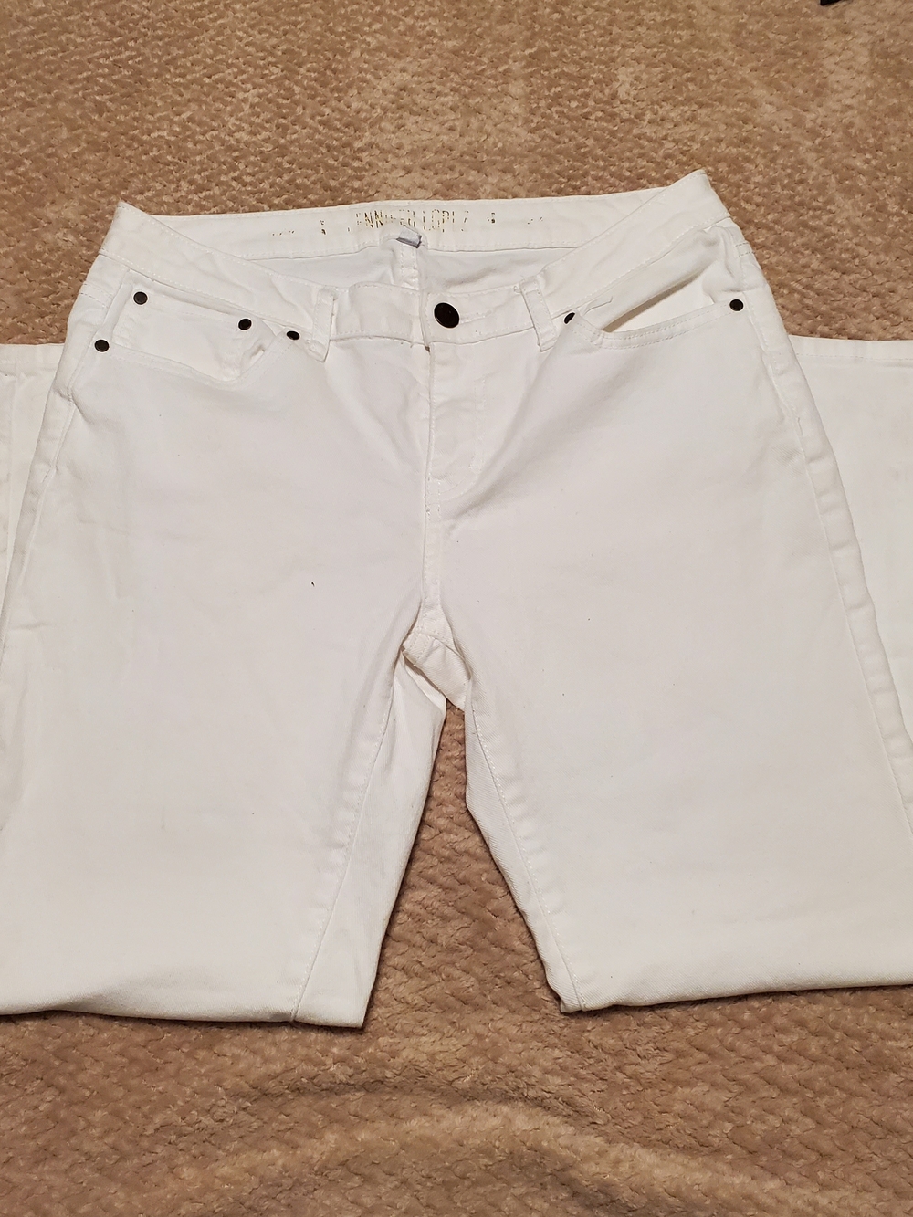 Jennifer Lopez White Skinny Jeans